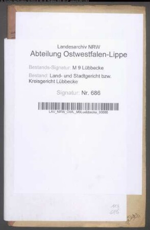 Erblasser: Knollmann, Marie Ilsabein, geb. Starke: