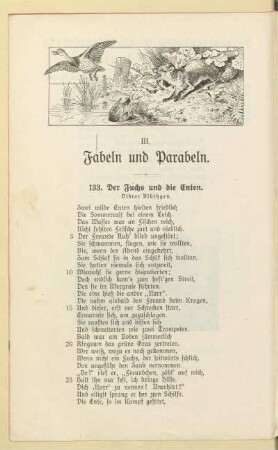 III. Fabeln und Parabeln