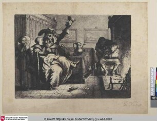 [Zwei Liebespaare in der Schenke; Two Amorous Couples at an Inn; Les Débauchés]