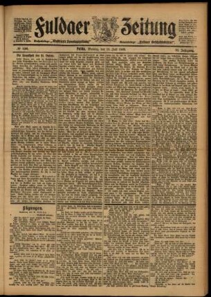 Ausgabe vom Montag, den 13. Juli 1903.