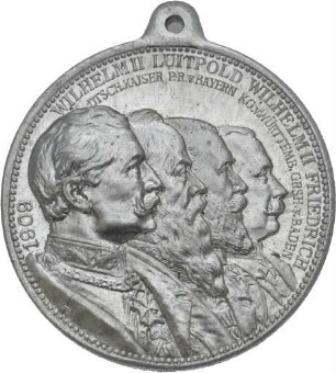 Medaille von Lauer auf die Kaisermanöver 1909