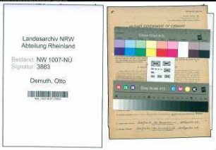 Entnazifizierung Otto Demuth , geb. 24.05.1906 (Monteur)