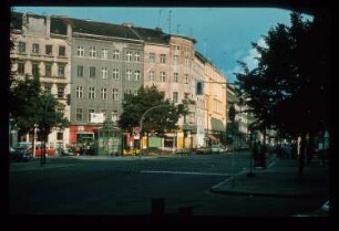 Diapositiv: Oranienstraße, Heinrichplatz, 1983