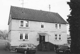 Wohnhaus, Fachwerk; Birstein, Quellenstraße 12