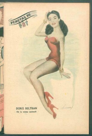 Doris Beltran (de la escena nacional) - [Dibujo] : Pebetas de PBT