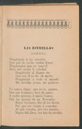 Las estrellas : (Canción.)