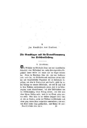 Zur Kunstlehre des Denkens : die Grundlagen und die Vervollkommnung der Selbstauffassung