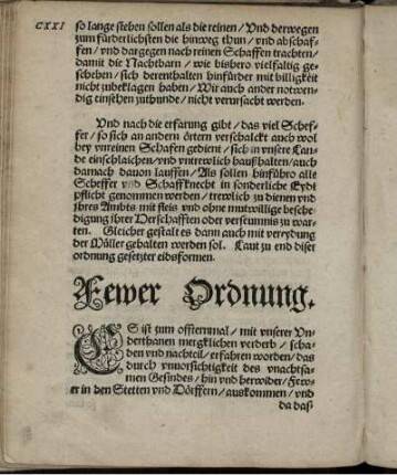 Fewer Ordnung