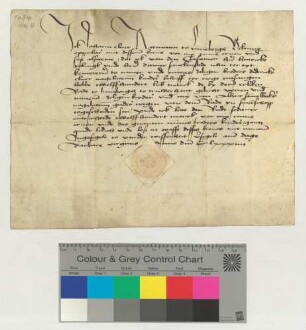 Der Ratsmann Johann Elver bescheinigt den beiden Kämmerern den Empfang von 1200 Mark.
