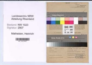 Entnazifizierung Heinrich Matheisen , geb. 24.10.1900 (Buchhalter)