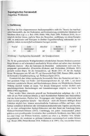 Topologisches Satzmodell