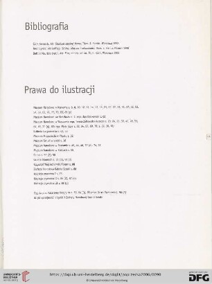Bibliografia / Prawa do ilustracji