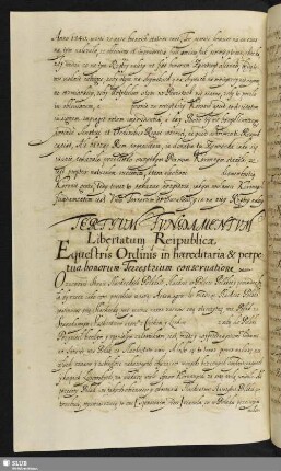 Tertium Fundamentum.