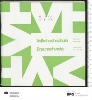 Programm 1. Semester 1992