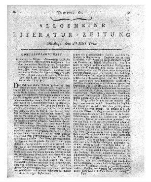 Calmet, Augustin: Ad Claudii Fleury historiam ecclesiasticam Introductio. Tomus 4. Augsburg: Wolff [1789]