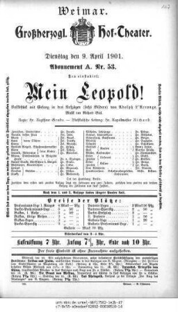 Mein Leopold!