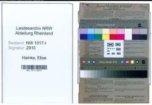 Entnazifizierung Elise Hainke , geb. 22.09.1908 (Friseuse)