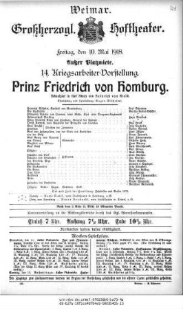 Prinz Friedrich von Homburg