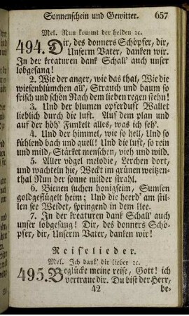 Reiselieder.