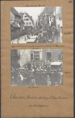 Besuch Sr. Eminenz des Kardinals Dr von Bettinger in Kaysersberg