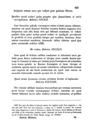 Rubrica CCCXLI. - Rubrica CCCLX.