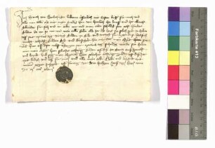 Dietrich von Berlichingen: Schuldbrief.