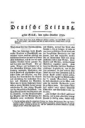 Noch etwas über das Rebellionsfieber