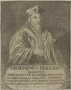 Bildnis des Hieronymus Pragensis