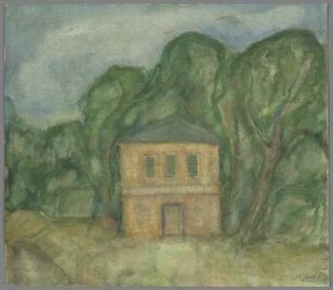 Ohne Titel [Villa zwischen Bäumen]