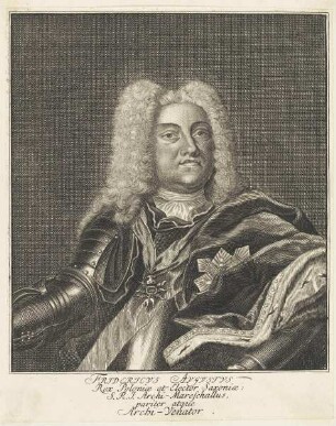Bildnis des Friedrich August II. von Polen