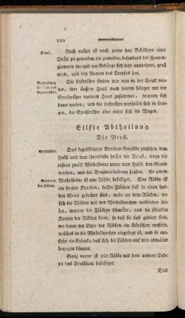 Eilfte Abtheilung. Die Brust.
