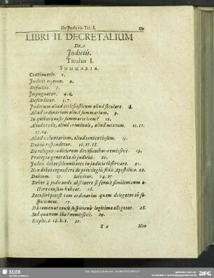 Libri II. Decretalium De Iudiciis
