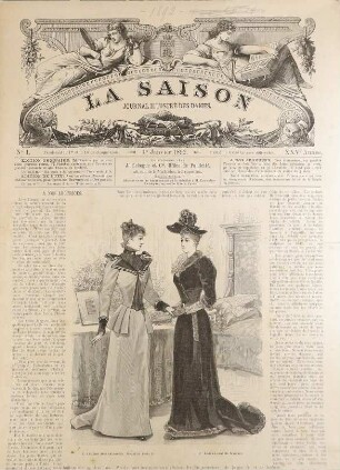Sammlung: La Saison, Journal illustré des dames (1892)