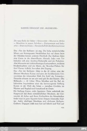 Nasser Erweckt Die "Blühende"
