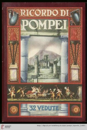 Ricordo di Pompei : 32 Vedute