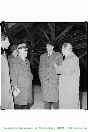 Besuch von Dr. Gebhard Müller (Ministerpräsident des Landes Baden-Württemberg) am Kernforschungszentrum Karlsruhe (KfK)
