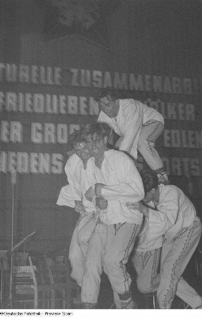 Akrobatische Darbietung