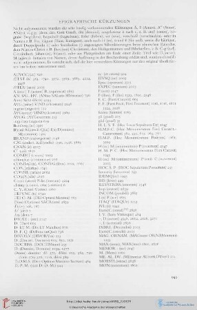Epigraphische Kürzungen