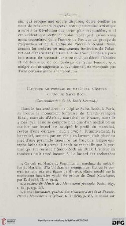 L' auteur du tombeau du maréchal d'Asfeld à l'église Saint-Roch