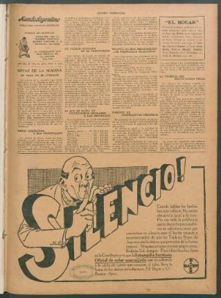 El agua en el interior