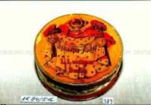 Pappschachtel mit Inhalt für "Hermelin-Puder L. Leichner"