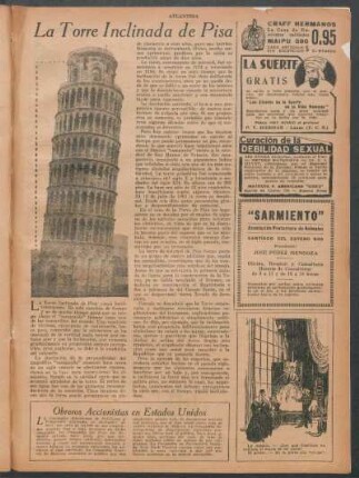 La Torre Inclinada de Pisa