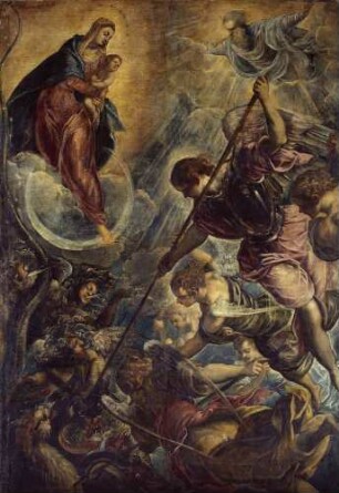 Der Kampf des Erzengels Michael mit dem Satan