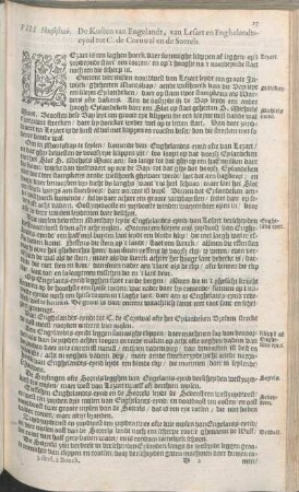 VIII Hooftstuck. De Kusten van Engelandt, van Lesart en Enghelandtseynd tot C. de Cornwal en de Sorrels.