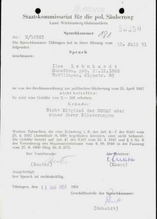 Lehnhardt, Ilse