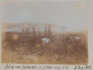 Blick vom Jordanhotel in Jericho nach NW. 5. Dez. 1903.