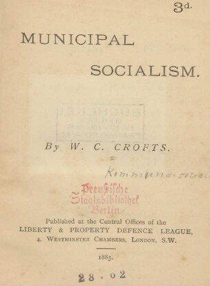 Municipal Socialism