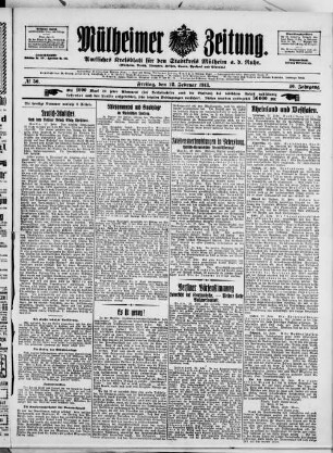 Mülheimer Zeitung. 1894-1933