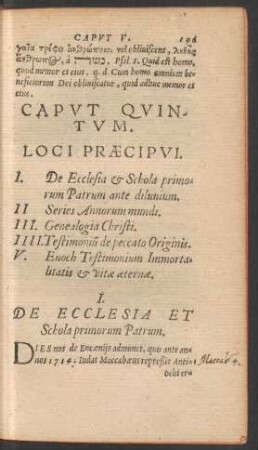 Caput Quintum.