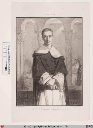 Bildnis Jean-Baptiste-Henri Lacordaire